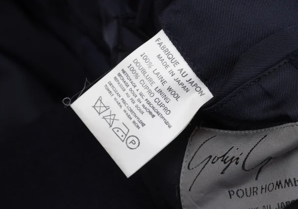 Yohji Yamamoto POUR HOMME Taping Wool Jacket K-161010_018
