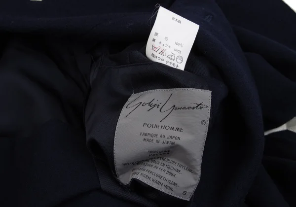 Yohji Yamamoto POUR HOMME Taping Wool Jacket K-161010_019