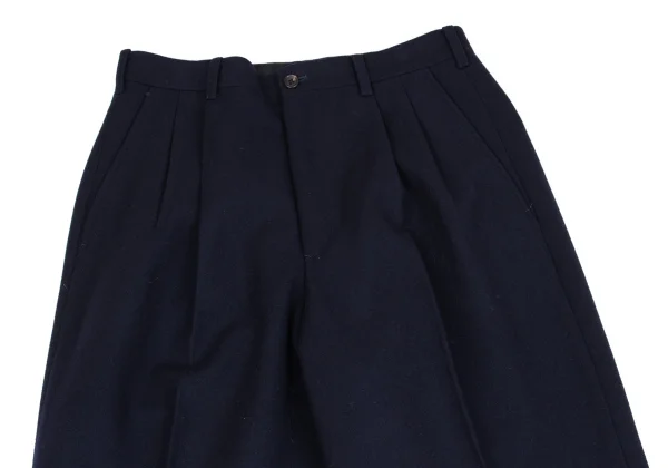 Yohji Yamamoto POUR HOMME Wool Tuck Pants K-161011_002