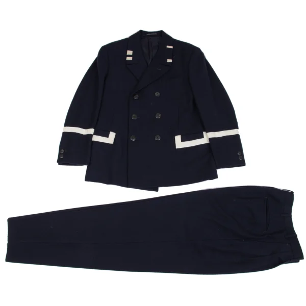 Yohji Yamamoto POUR HOMME Wool Tuck Pants K-161011_012