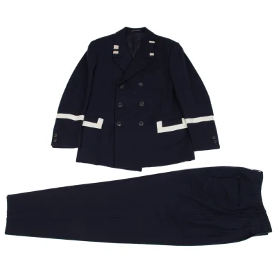 Yohji Yamamoto POUR HOMME Taping Wool Jacket & Pants