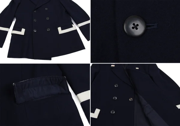 Yohji Yamamoto POUR HOMME Taping Wool Jacket & Pants K-161012_008