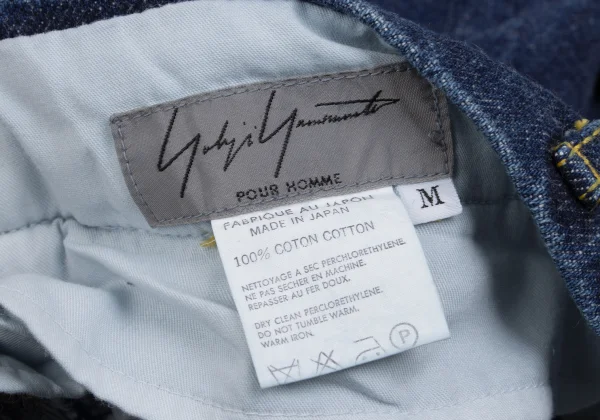 Yohji Yamamoto POUR HOMME 3 Stitch Tapered Jeans K-161017_015