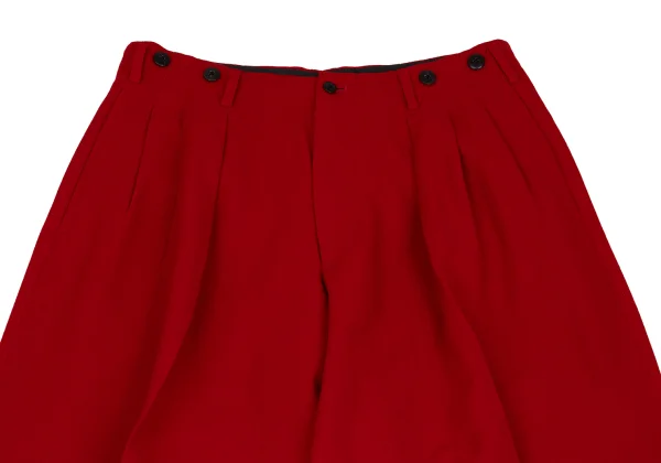Yohji Yamamoto POUR HOMME Wool Tuck Pants K-161019_002