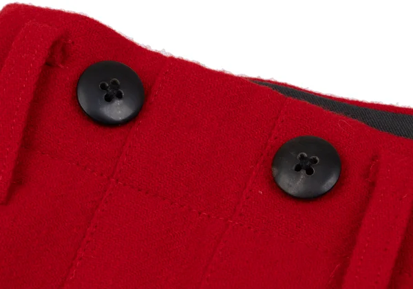 Yohji Yamamoto POUR HOMME Wool Tuck Pants K-161019_004