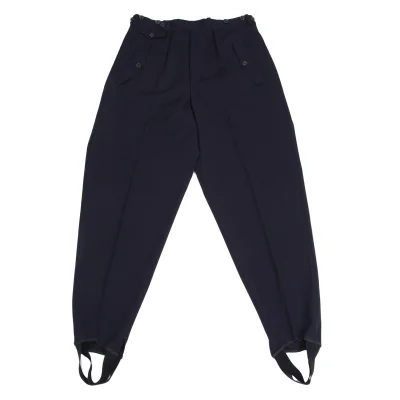 Yohji Yamamoto POUR HOMME Wool Gaba Ankle Band Pants