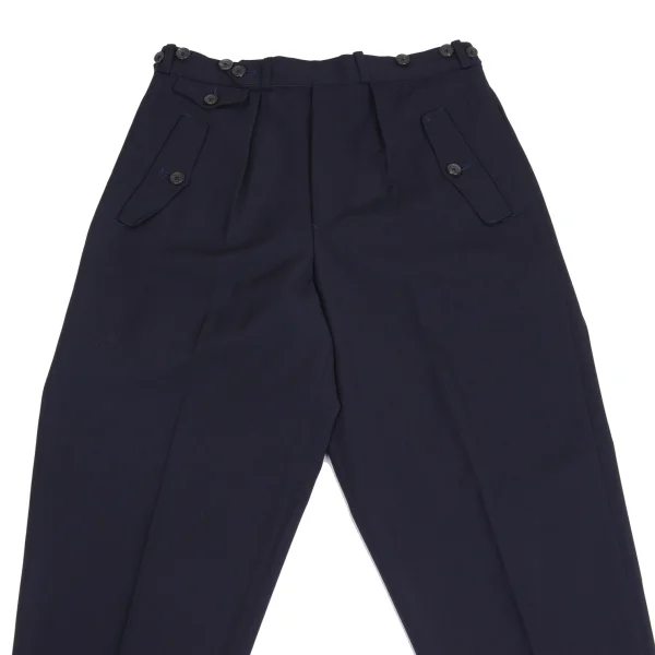 Yohji Yamamoto POUR HOMME Wool Gaba Ankle Band Pants K-161022_002