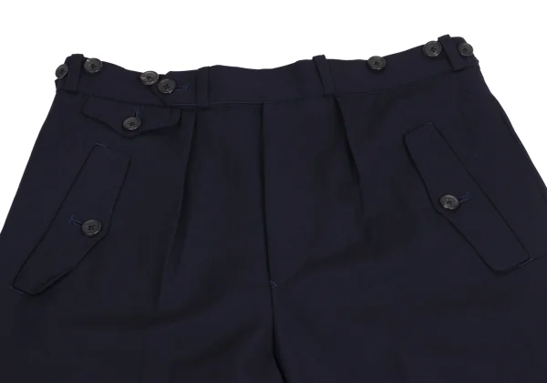 Yohji Yamamoto POUR HOMME Wool Gaba Ankle Band Pants K-161022_003