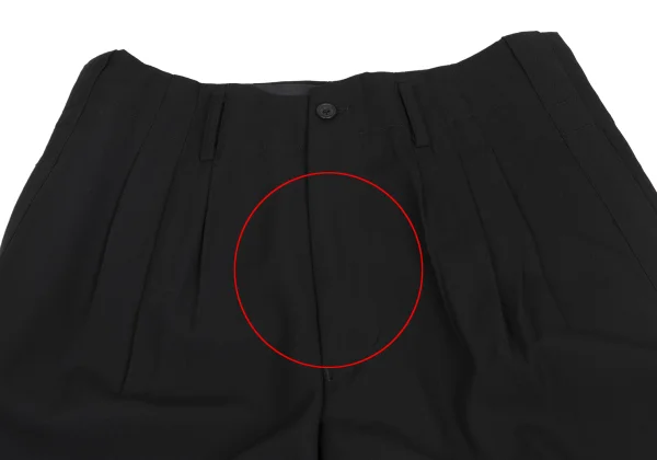 Yohji Yamamoto POUR HOMME Wool Gaba Side Line Pants K-161024_003