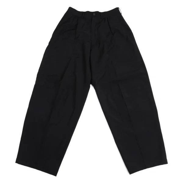 ヨウジヤマモト プールオムYohji Yamamoto POUR HOMME ウールトロパッチワークパンツ 黒S