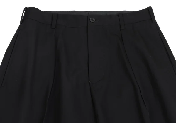 Yohji Yamamoto POUR HOMME Hem Button Wool Gabardine Pants K-161027_002