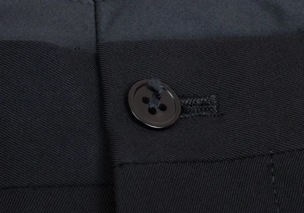 Yohji Yamamoto POUR HOMME Hem Button Wool Gabardine Pants K-161027_003
