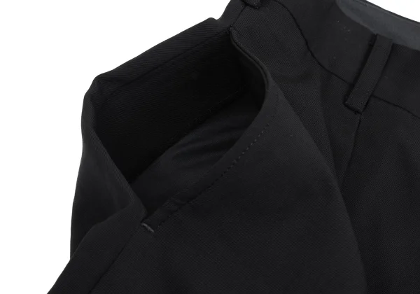 Yohji Yamamoto POUR HOMME Hem Button Wool Gabardine Pants K-161027_004