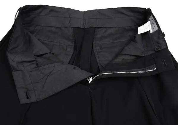 Yohji Yamamoto POUR HOMME Hem Button Wool Gabardine Pants K-161027_005