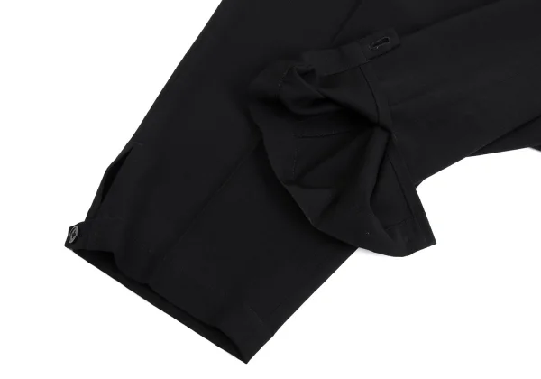 Yohji Yamamoto POUR HOMME Hem Button Wool Gabardine Pants K-161027_008
