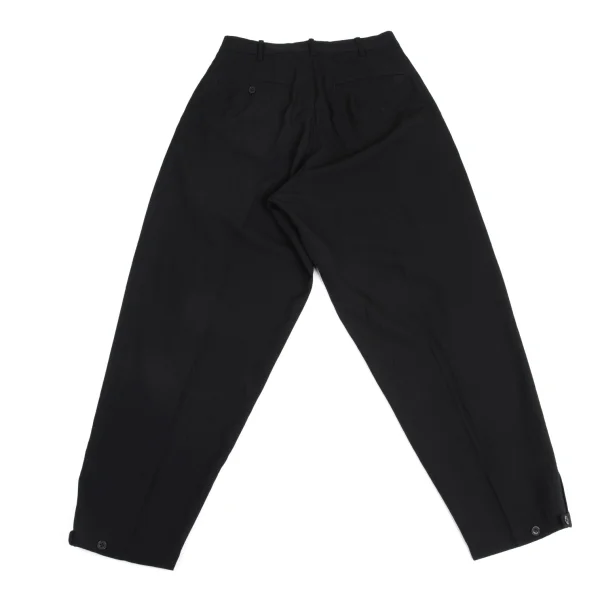 Yohji Yamamoto POUR HOMME Hem Button Wool Gabardine Pants K-161027_009