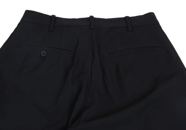 Yohji Yamamoto POUR HOMME Hem Button Wool Gabardine Pants K-161027_010
