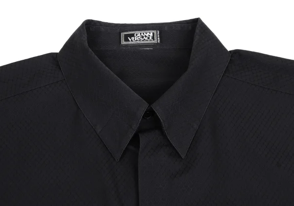 GIANNI VERSACE Honeycomb Jacquard Shirt K-161030_006