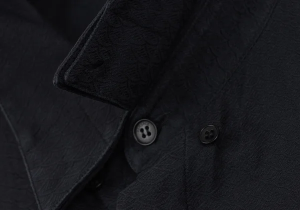 GIANNI VERSACE Design Weave Button Down Shirt K-161031_005