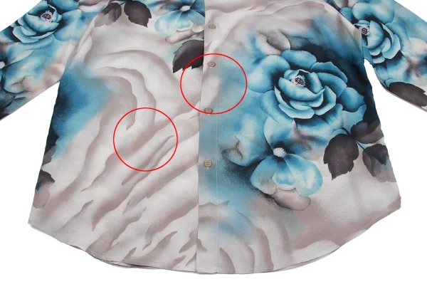 GIANNI VERSACE Gradient Floral Printed Shirt K-161034_011