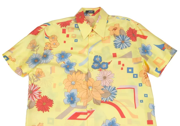 GIANNI VERSACE Floral Printed Short Sleeve Shirt K-161036_002