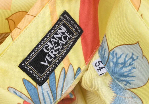 GIANNI VERSACE Floral Printed Short Sleeve Shirt K-161036_012