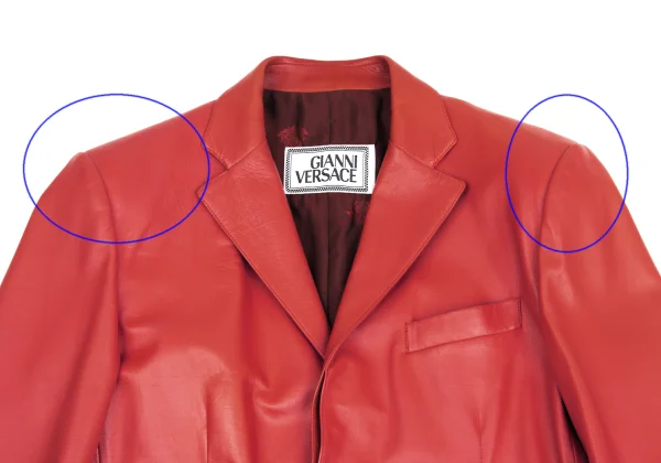 GIANNI VERSACE Double Pocket Leather Jacket K-161038_002