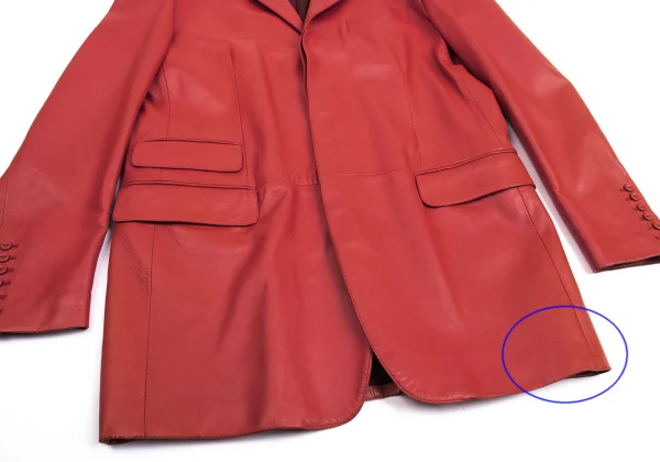 GIANNI VERSACE Double Pocket Leather Jacket K-161038_010