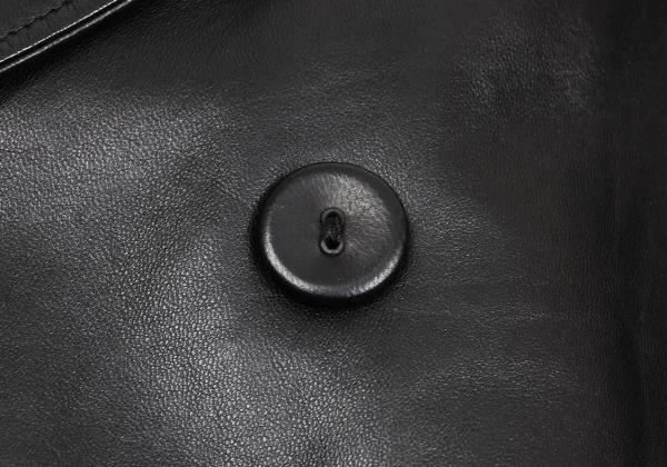 GIANNI VERSACE Fur Lining Leather Harf Coat K-161039_008
