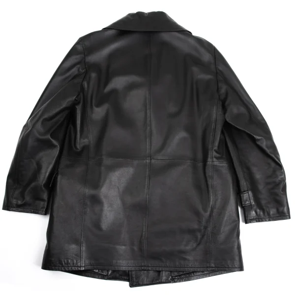 GIANNI VERSACE Fur Lining Leather Harf Coat K-161039_018