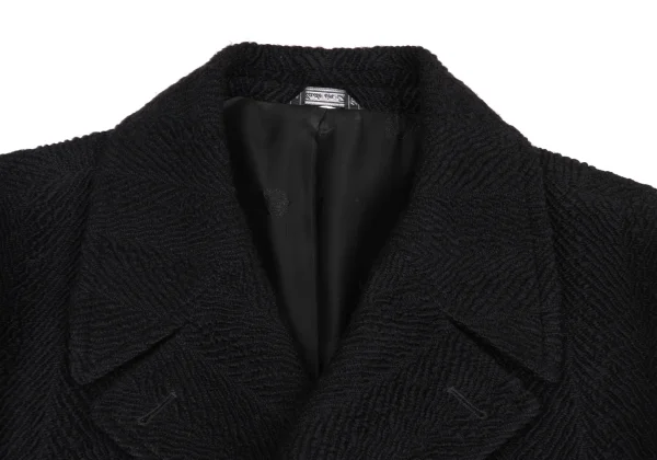 GIANNI VERSACE Herringbone Double Coat K-161041_003