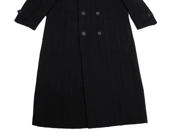 GIANNI VERSACE Herringbone Double Coat K-161041_010