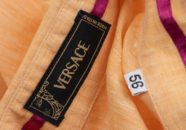 VERSACE Front Sheer Line Switching Shirt K-161043_013