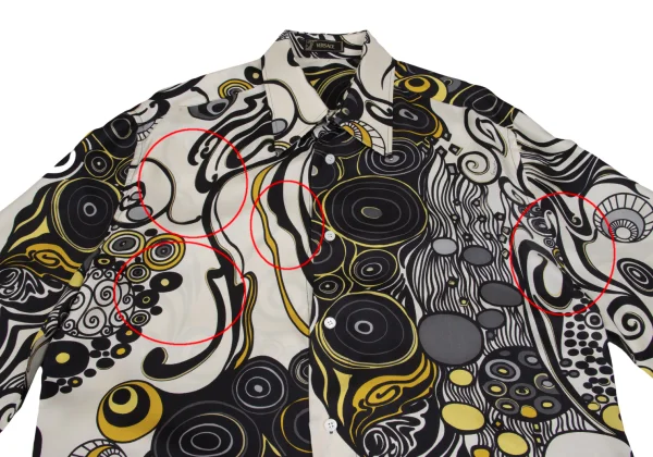VERSACE Multi Circle Printed Shirt K-161045_002