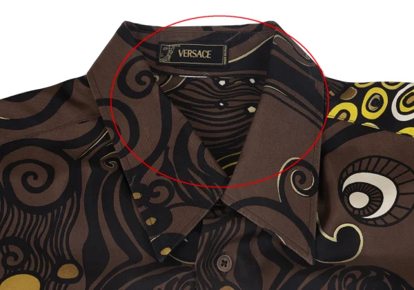 VERSACE Multi Circle Printed Shirt K-161046_004