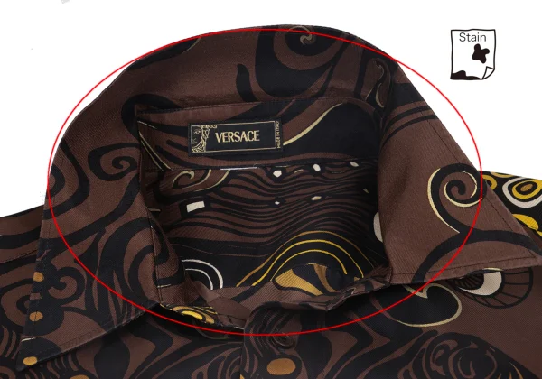 VERSACE Multi Circle Printed Shirt K-161046_005