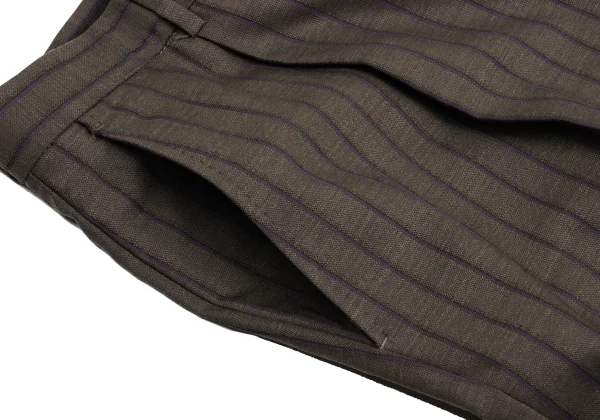 VERSACE Tuck Stripe Pants K-161048_007