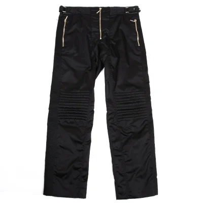 VERSACE Zip Design Motorcycle Pants