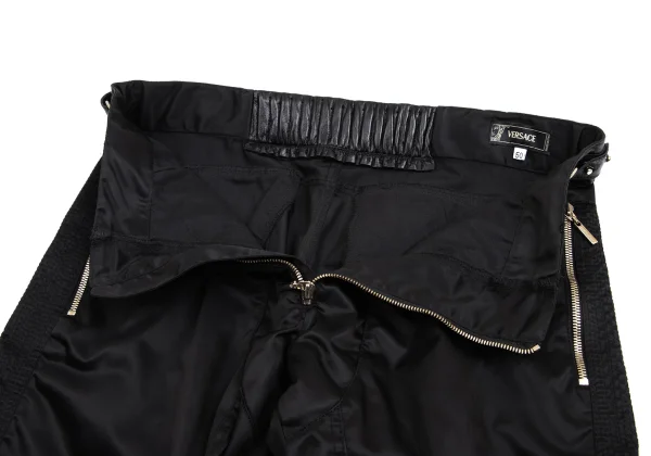 VERSACE Zip Design Motorcycle Pants K-161049_005
