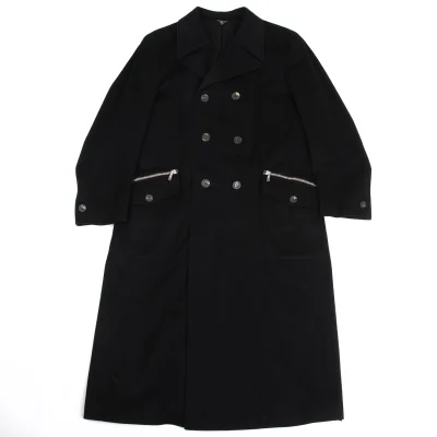 VERSACE Zip Pocket Double Coat