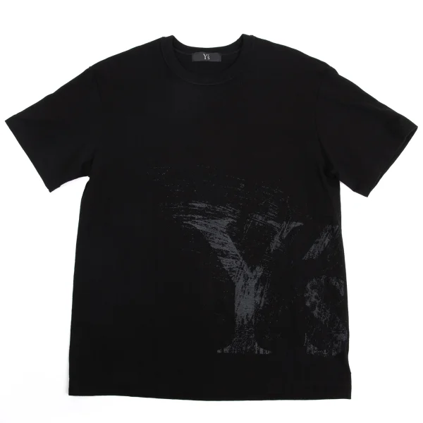 Y's Graphic Logo Printed T Shirt Black 2 K-161053_001