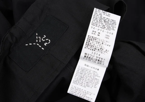 Y's Side Hickory Taping Cotton Pants K-161054_013