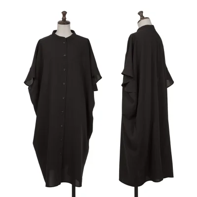 L'EQUIPE YOSHIE INABA Band Collar Dolman Shirt Dress