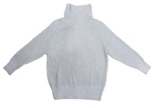 L'EQUIPE YOSHIE INABA Glitter Rayon Half Zip Knit Sweater K-161057_010