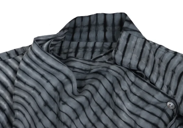 ISSEY MIYAKE HaaT Dyed Cupra Wrap Blouse K-161060_004