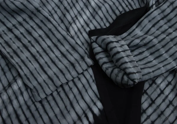 ISSEY MIYAKE HaaT Dyed Cupra Wrap Blouse K-161060_007