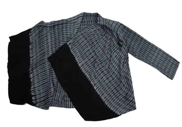 ISSEY MIYAKE HaaT Dyed Cupra Wrap Blouse K-161060_011