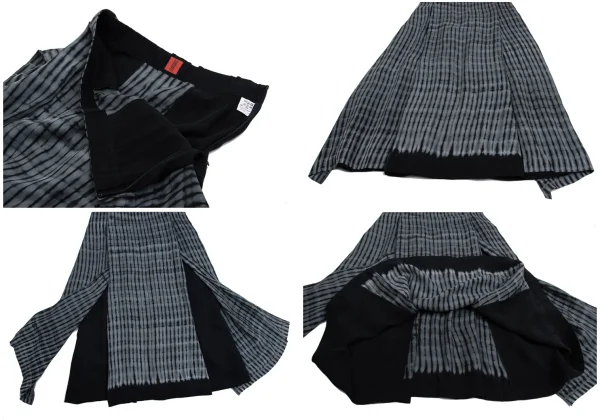 ISSEY MIYAKE HaaT Dyed Cupra Blouse & Skirt K-161062_014