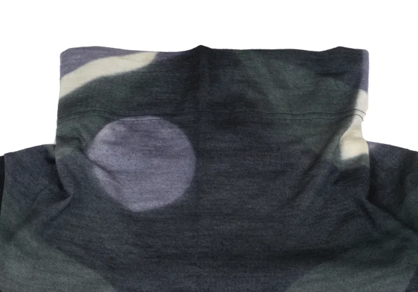 ISSEY MIYAKE HaaT Graphic Printed Wool High Neck Tunic K-161063_004