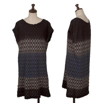 ISSEY MIYAKE HaaT Jacquard Cotton Sleeveless Tunic